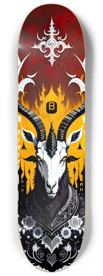 BAPHOMET DECK Ultimate Goat Deck 03 8-1/4 Skateboard Deck