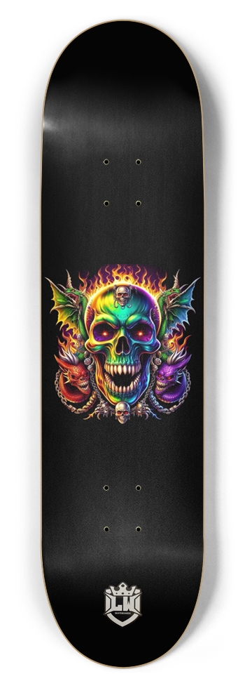 8-1/2 Skateboard Deck with Custom Graphic