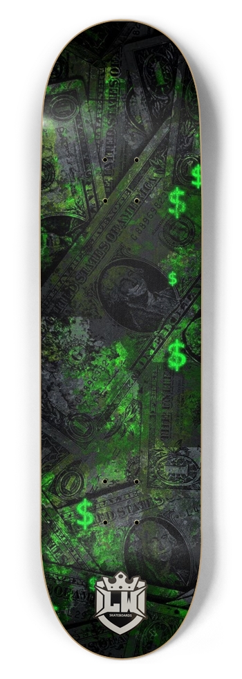 8-1/2 Skateboard Deck with Custom Graphic