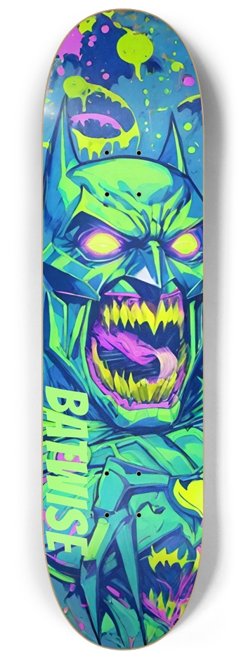 BATWISE BAMBOO Bat King Graffiti Deck 01 8-1/4 Skateboard Deck