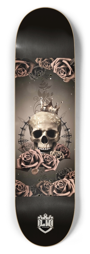 8-1/2 Skateboard Deck with Custom Graphic