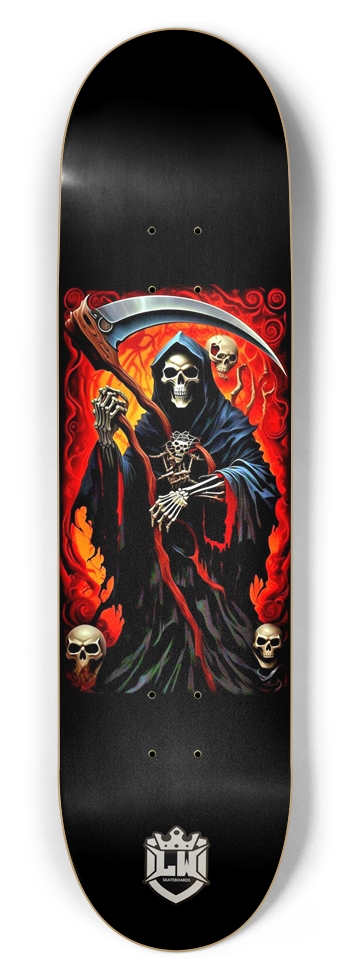 8-1/2 Skateboard Deck with Custom Graphic