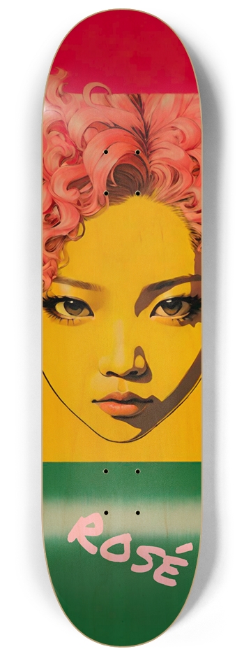 AMAYA Rosé Deck 01 Signed 8-1/4 Skateboard Deck