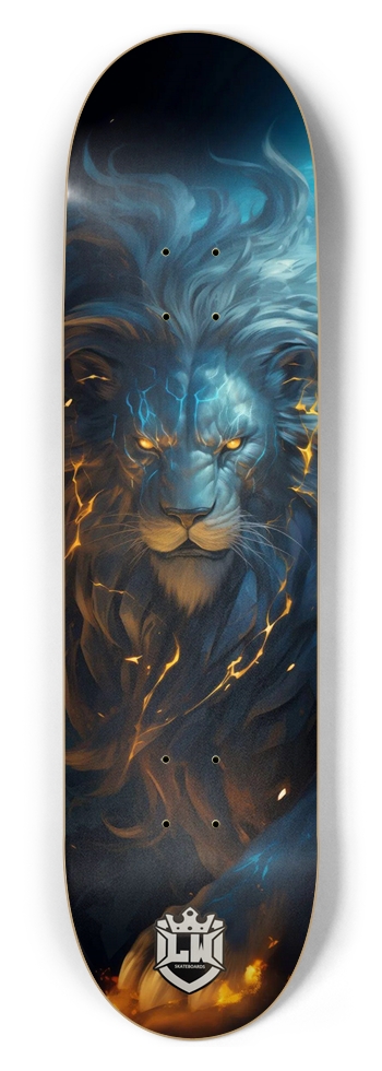 8-1/2 Skateboard Deck with Custom Graphic