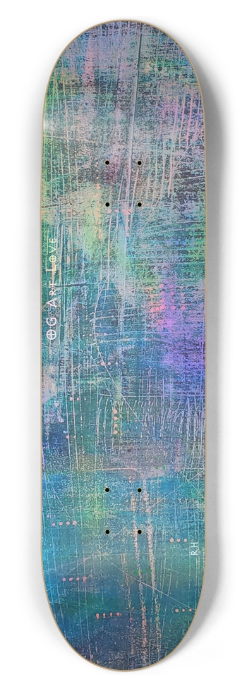 OG Art Love #1 "Tinge" Custom Skateboard 8-1/2 Skateboard Deck