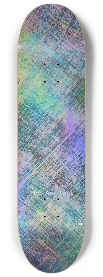 OG Art Love #2 "Tinge" Custom Skateboard 8-1/4 Skateboard Deck