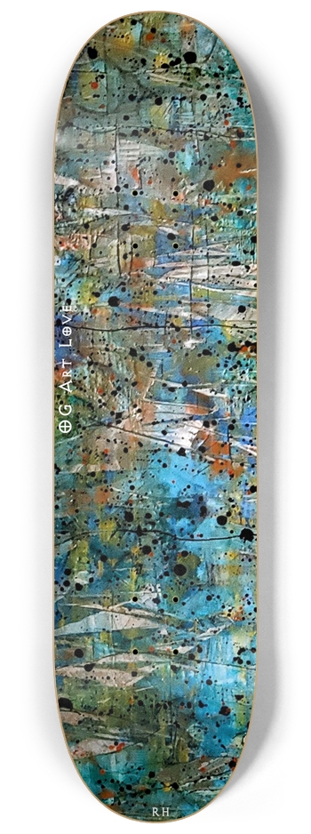 OG Art Love #1 "Cascades" 8-1/4 Skateboard Deck