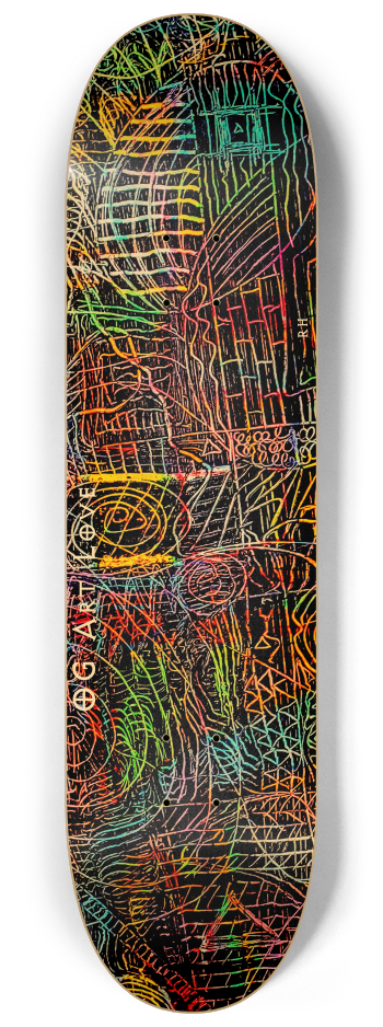 OG Art Love FULL "Jungle" 3 Deck Skateboard Ser #1 8-1/4 Skateboard Deck