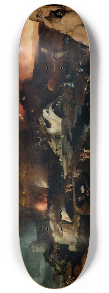 OG Art Love - Christ's Descent into Hell 8-1/4 Skateboard Deck