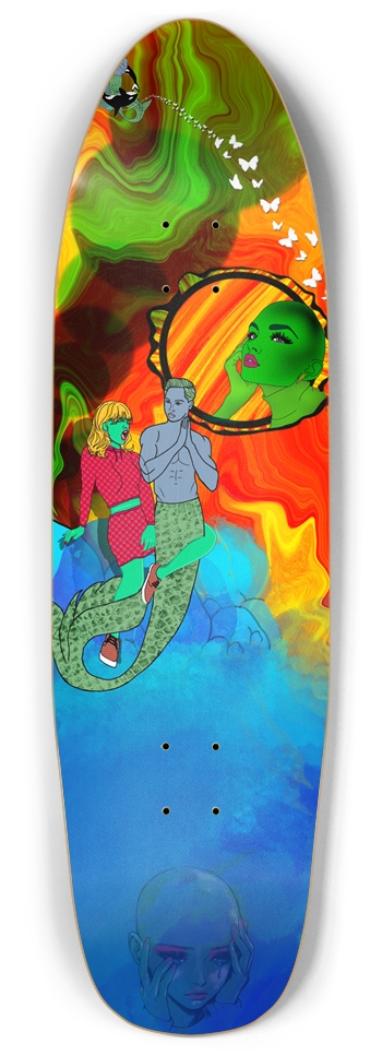 Mystic Ocean Guardians Punk Nose Pool Shape