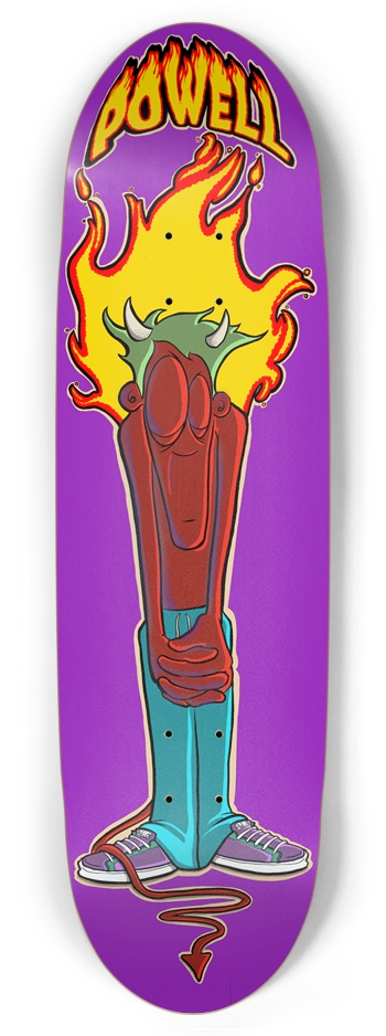 Sad Devil - 8.87" Football Shape