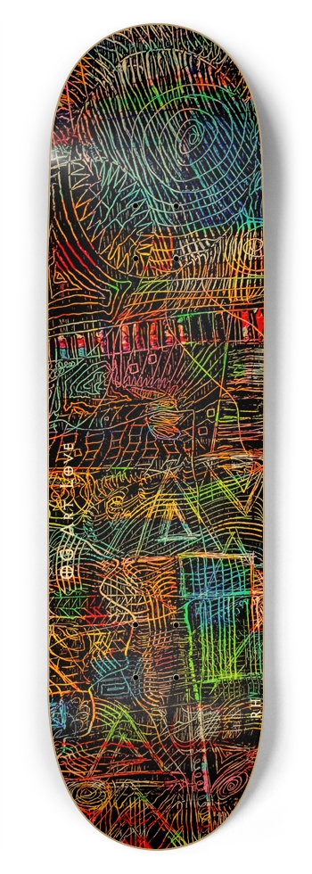 OG Art Love #1 "Jungle" 8-3/4 Inch Skateboard