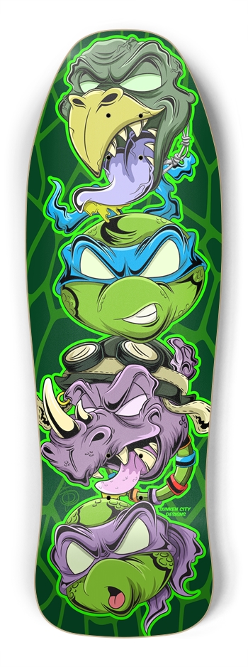 Sewer Buddies Deck 002 Shredder Shape