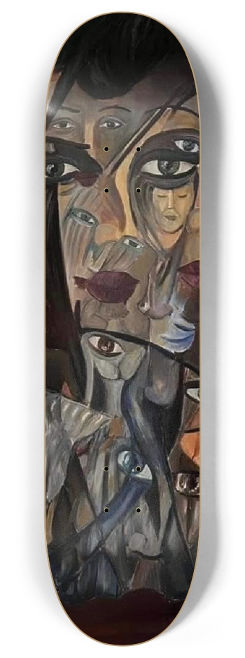 Eyes  8 Inch Skateboard Deck