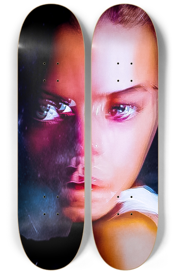 Blurred Vision  2 Deck Wall Series