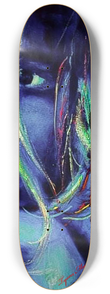 Thinking  #3 8-1/4 Skateboard Deck