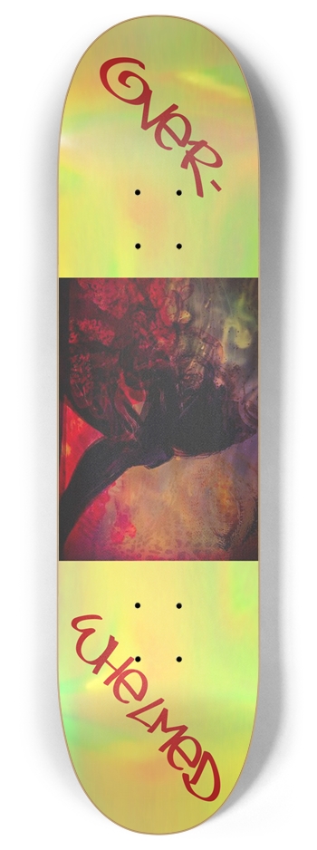 Overwhelmed 2 8 Inch Skateboard Deck