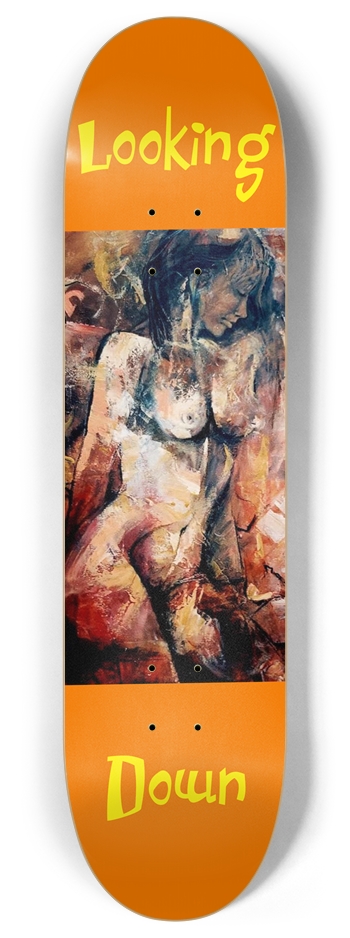 Looking Down  8 Inch Skateboard Deck