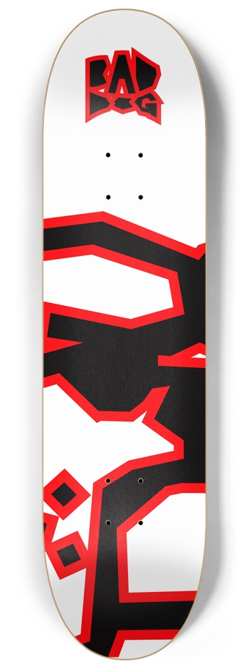 Bad Dog Logo board eye patch oversized 8-1/4 Skateboard Deck