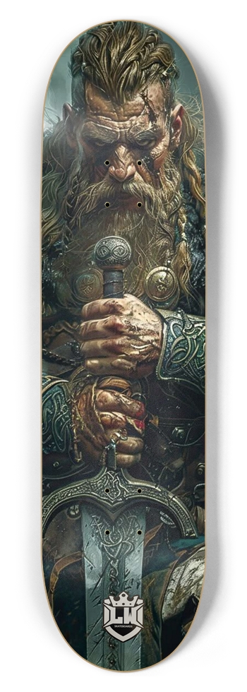 8-1/2 Skateboard Deck with Custom Graphic