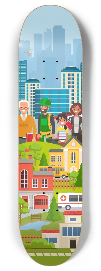 FEMA 8 Inch Skateboard Deck
