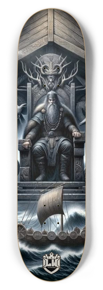 8-1/2 Skateboard Deck with Custom Graphic