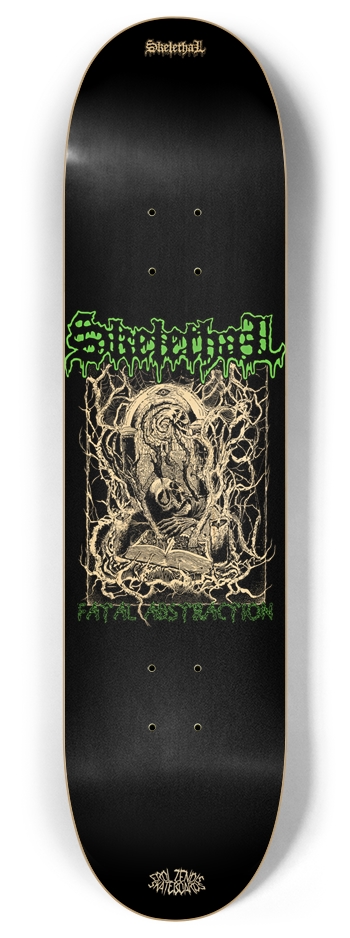 EROL ZENDIS - BAND SERIES - SKELETHAL (Natural) 8 Inch Skateboard Deck