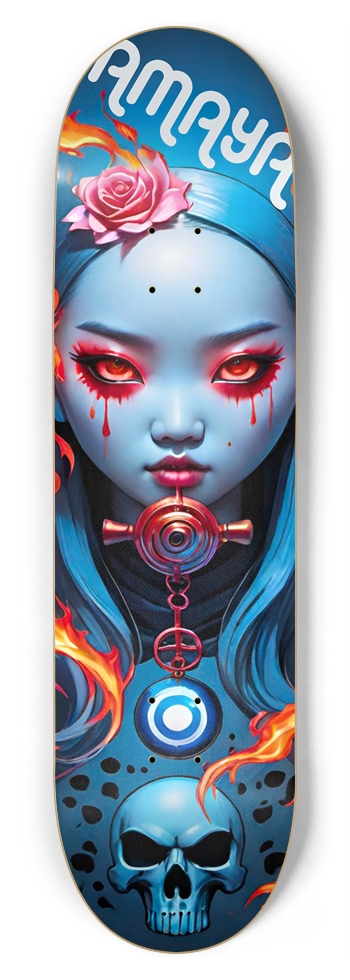AMAYA Rosé Fire Deck 01 8-3/4 Inch Skateboard