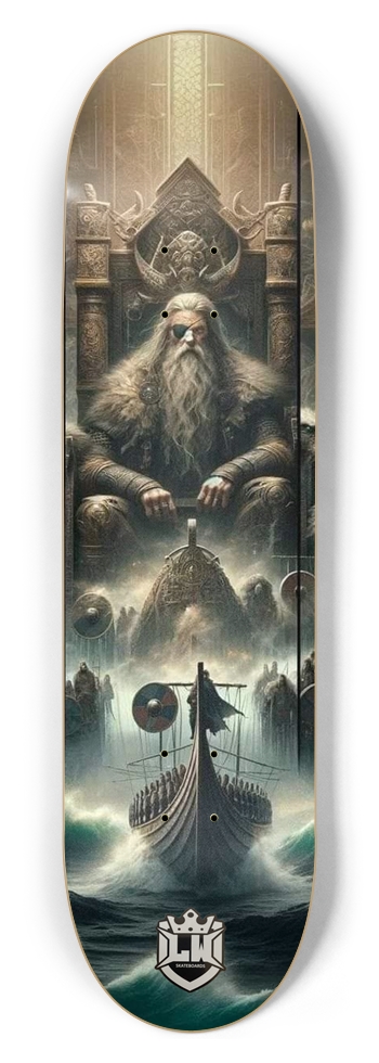 8-1/2 Skateboard Deck with Custom Graphic