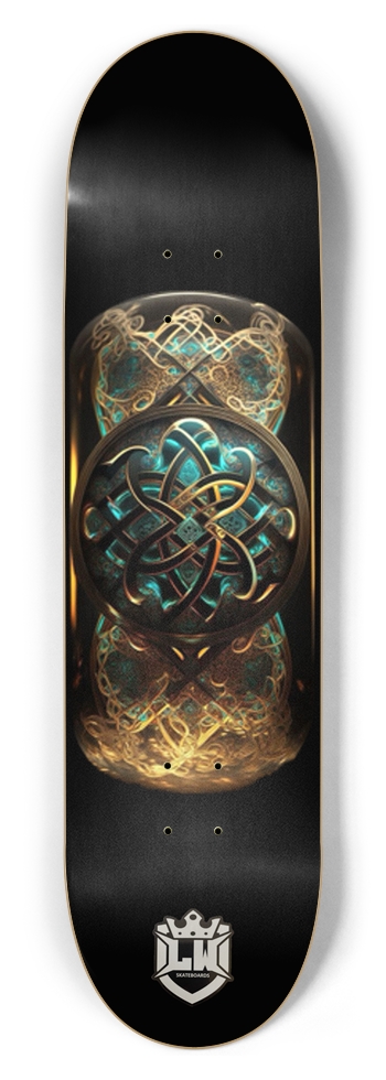 8-1/2 Skateboard Deck with Custom Graphic