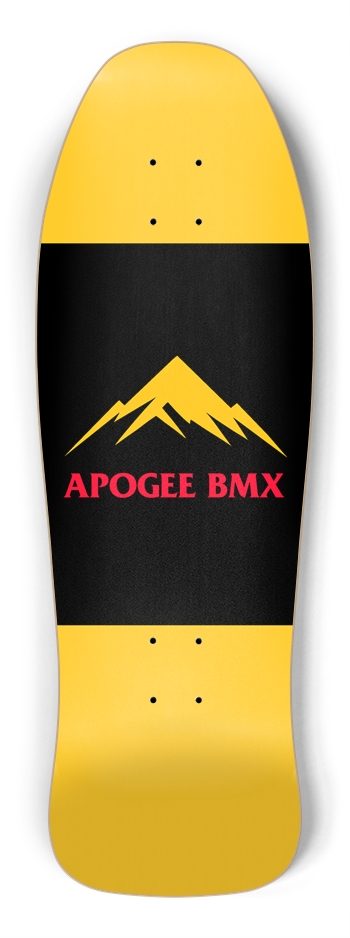 Apogee "Peak" Logo Skateboard Shredder Shape