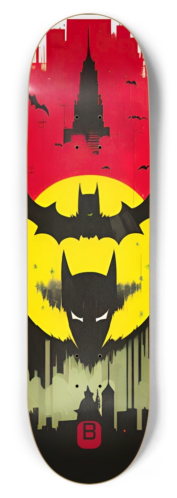 BATWISE BAMBOO Gotham Deck 01 8-3/4 Inch Skateboard