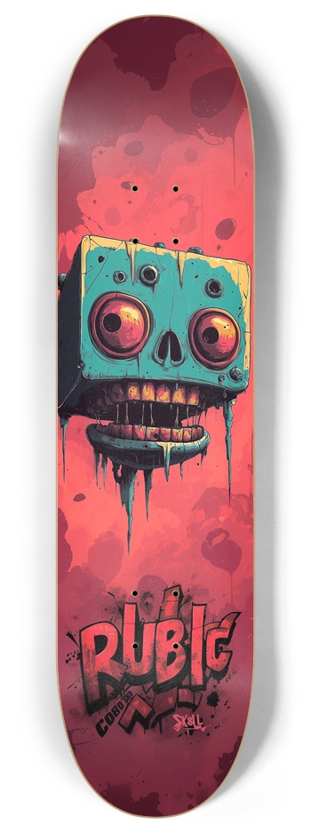 Rubic SK8LL Custom Skateboard 8 Inch Skateboard Deck