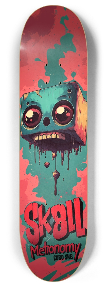 SK8LL Metronomy Custom Skateboard 8 Inch Skateboard Deck