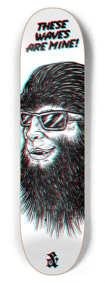 Teen Wolf 7-3/4 Skateboard Deck