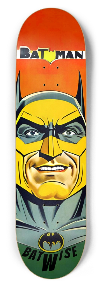 BATWISE BAMBOO Grim Bat Deck 02 8-3/4 Inch Skateboard