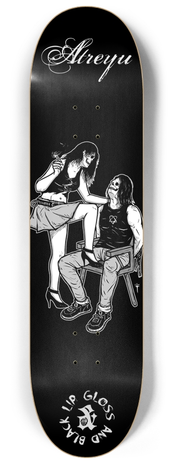 Lip Gloss and Black 2.0 8-1/4 Skateboard Deck