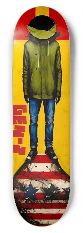 GEN Z DISSTOPIA DECK 01 8-3/4 Inch Skateboard