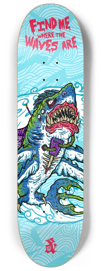 Cybershark 8-1/4 Skateboard Deck