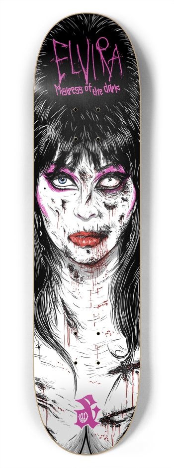 Elvira 7-3/4 Skateboard Deck