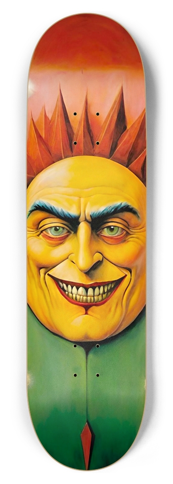 BATWISE BAMBOO Jokers Deck 01 8-3/4 Inch Skateboard