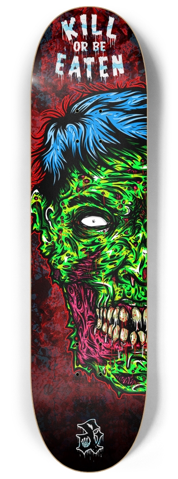 Kill or be Eaten 8-1/4 Skateboard Deck