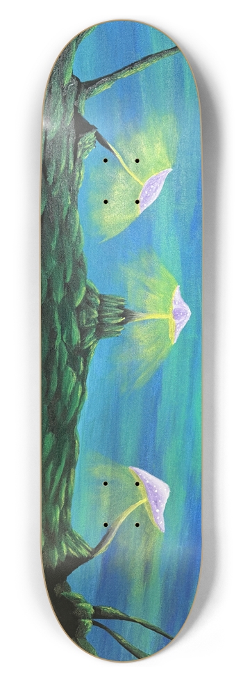 Glowshrooms 2 8-1/2 Skateboard Deck