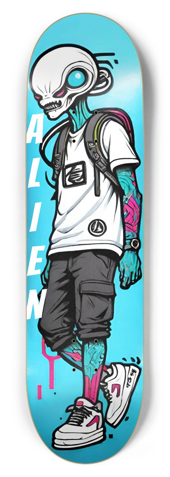 ALIEN YO BRO DECK 02 8-3/4 Inch Skateboard