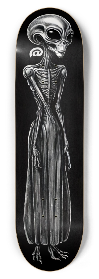 ALIEN YO DARK DECK 01 8-3/4 Inch Skateboard