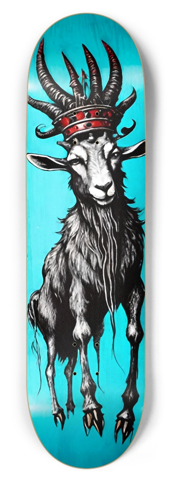 BAPHOMET GOAT DECK 06 8-3/4 Inch Skateboard
