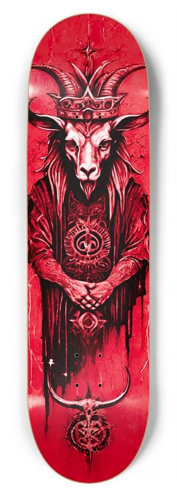 BAPHOMET GOAT DECK 08 8-3/4 Inch Skateboard
