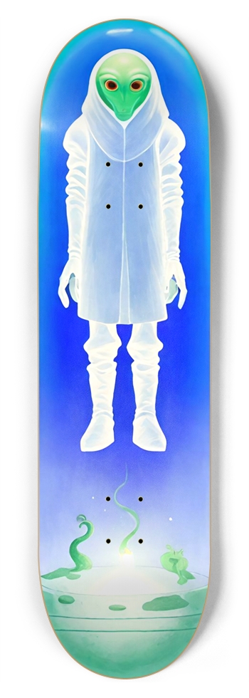 ALIEN YO Glow Deck 03 8-3/4 Inch Skateboard