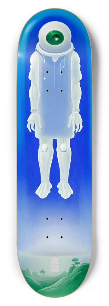 ALIEN YO Glow Deck 02 8-3/4 Inch Skateboard