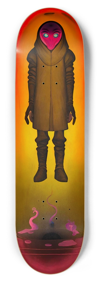 ALIEN YO GHOST DECK 03 8-3/4 Inch Skateboard